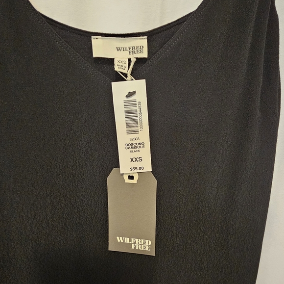 🇨🇦 Aritzia - Wilfred Free Boscono Camisole (Black) - Picture 14 of 16